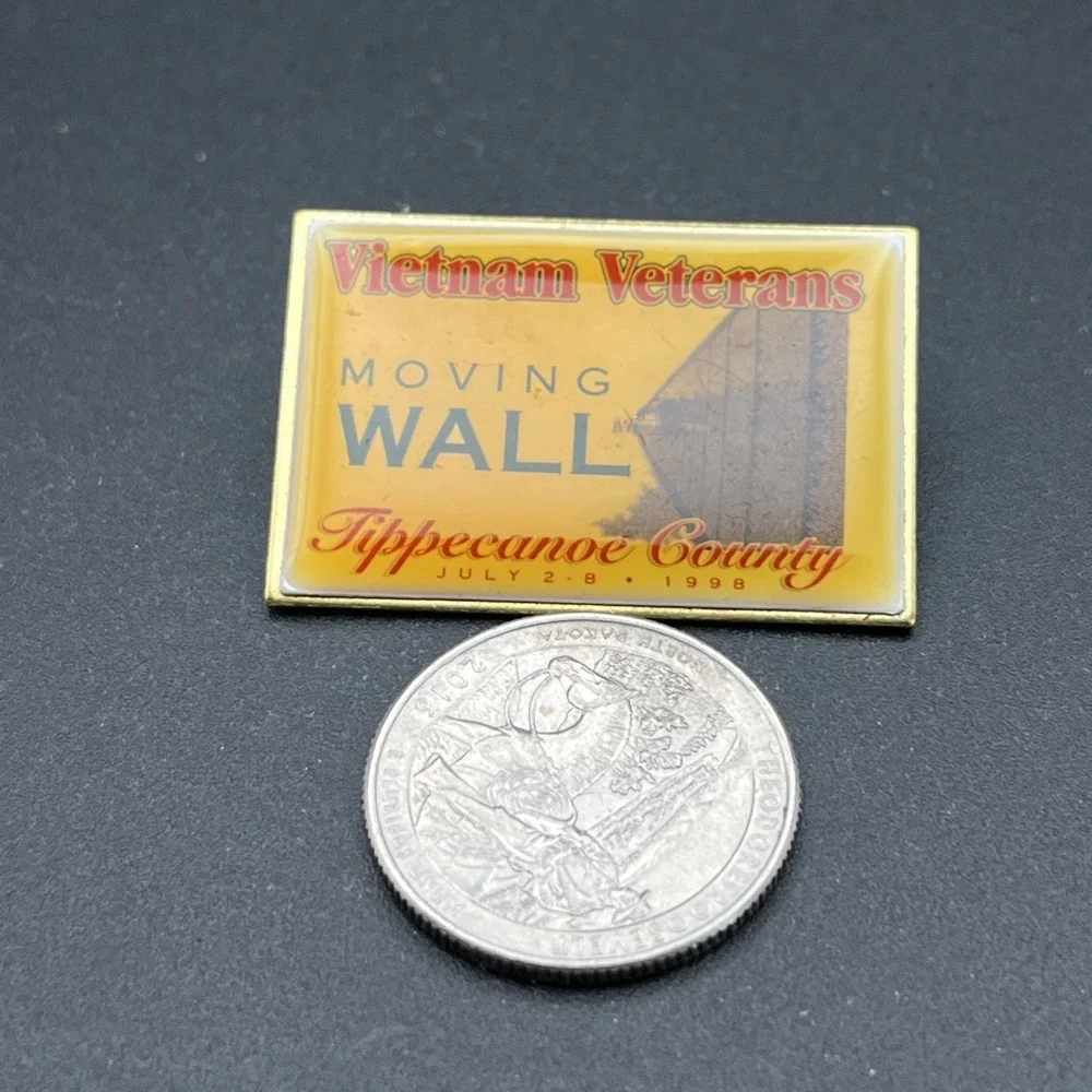 Vietnam Veterans Moving Wall‎ Tippecanoe County Lapel Hat Pin